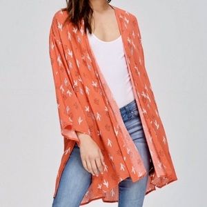 FLYAWAY CACTUS KIMONO CARDIGAN